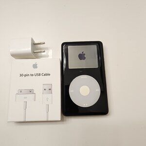 Custom Ipod Classic 4th Generation with 256GB SSD memory, charger and cable
